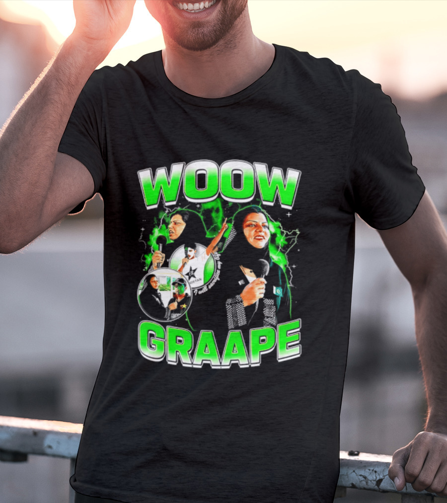 WOOW Graape I Will Sacrifice My Life For Pakistan Enthusiastically T-Shirt