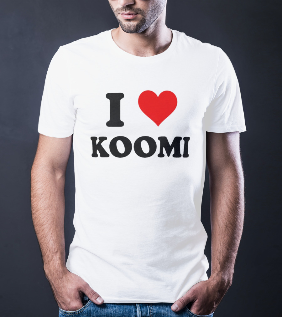 I Heart Koomi Bold Love T-Shirt