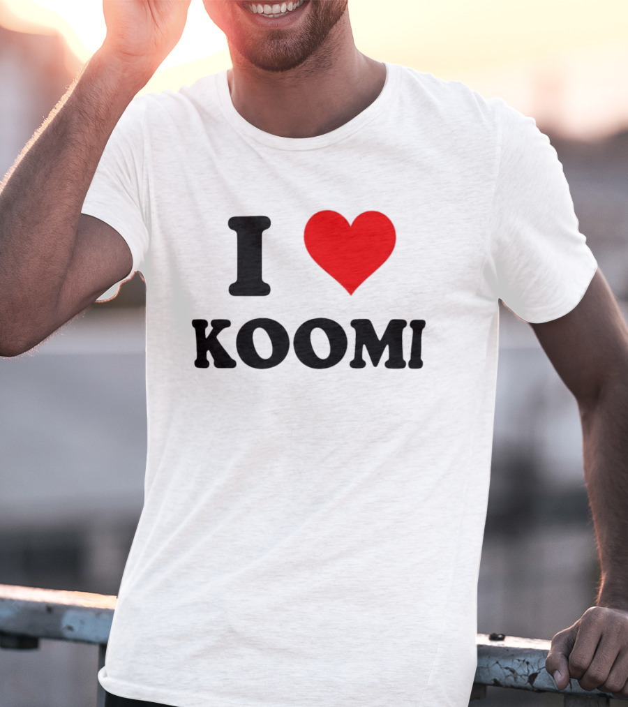 I Heart Koomi Bold Love T-Shirt