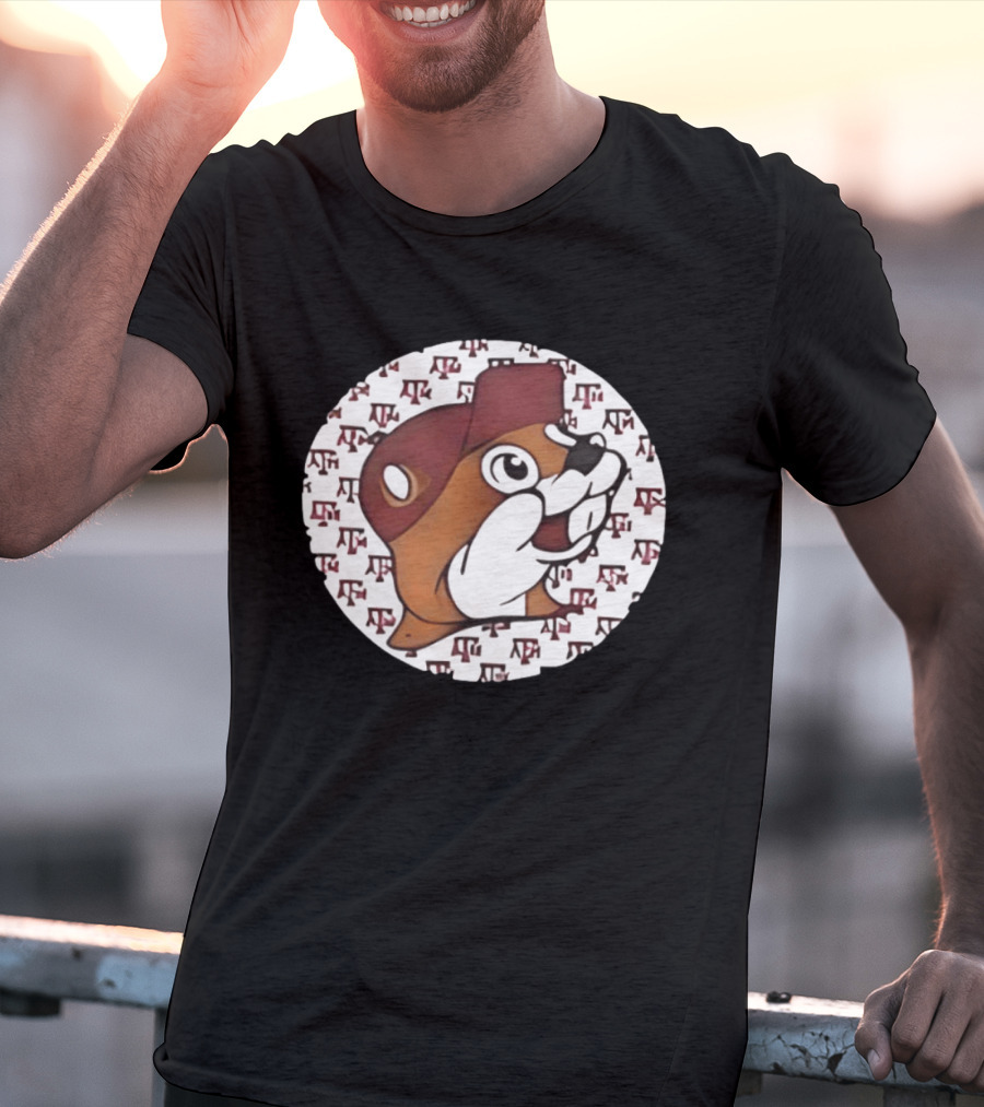 Texas A&M X Buc Ee's Unique TX Football Mashup Two Sided T-Shirt