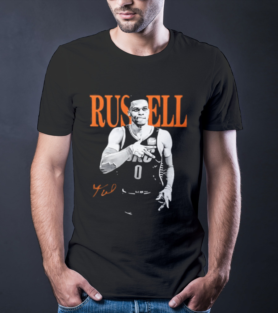 Russell Westbrook Oklahoma City Thunder 0 Basketball Fan T-Shirt