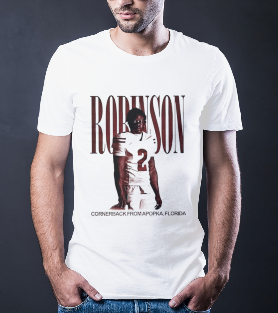 Robinson Football Cornerback From Apopka Florida T-Shirt
