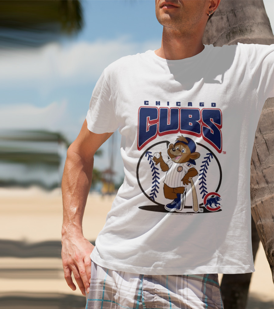 Chicago Cubs Clark The Cub MLB Baseball Character Logo 2026 T-Shirt