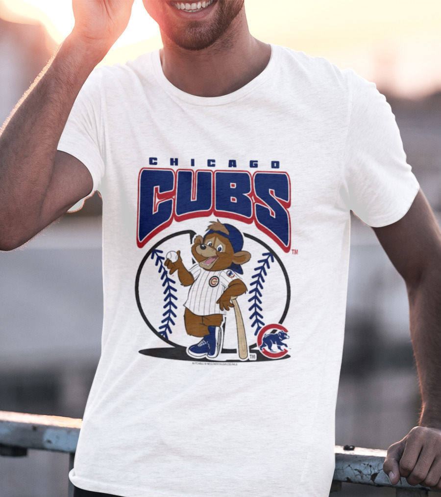 Chicago Cubs Clark The Cub MLB Baseball Character Logo 2026 T-Shirt