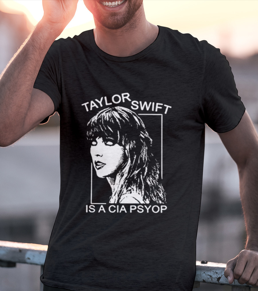 Kirk Hammett Wearing Taylor Swift Is A CIA Psyop T-Shirt