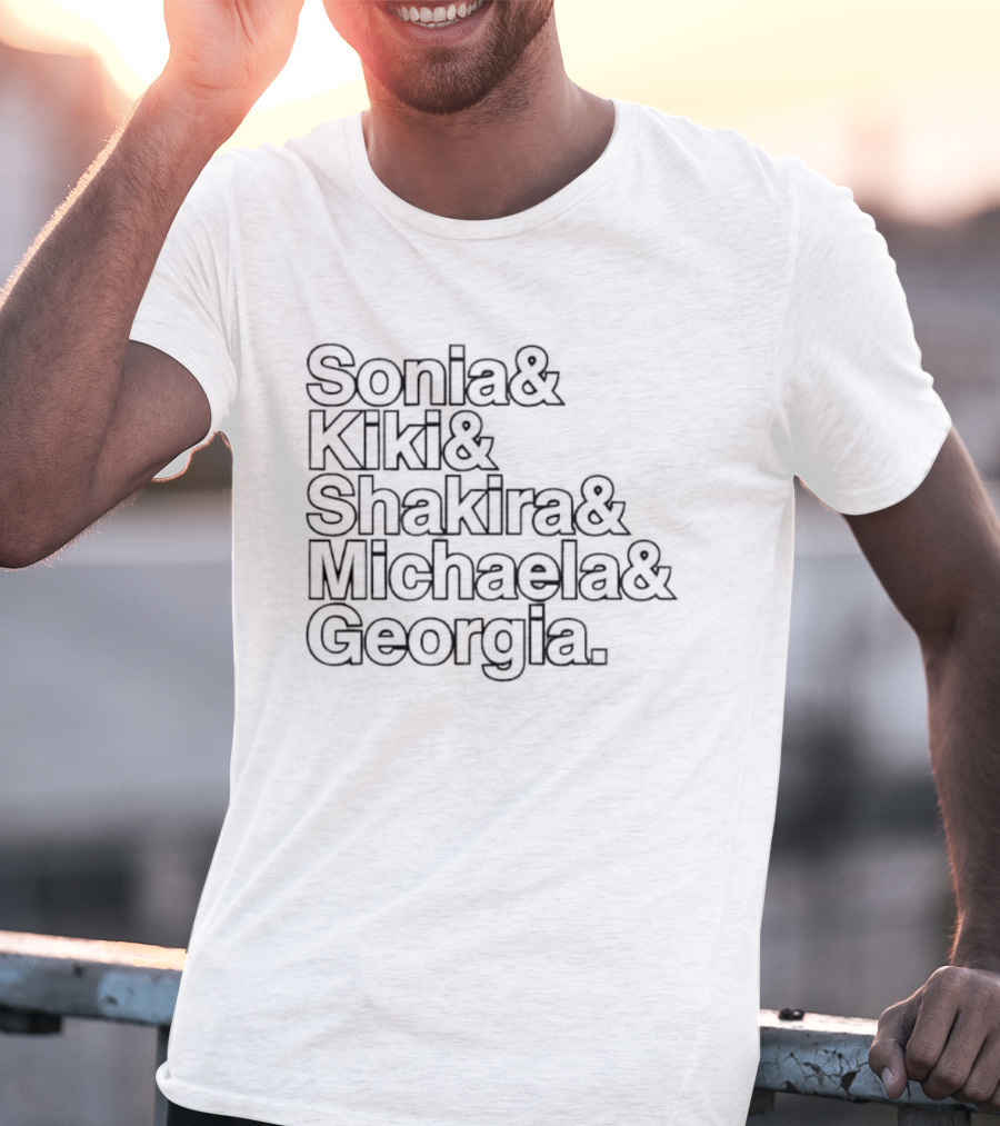 Washington Mystics 2026 WNBA Sonia Kiki Shakira Michaela Georgia T-Shirt