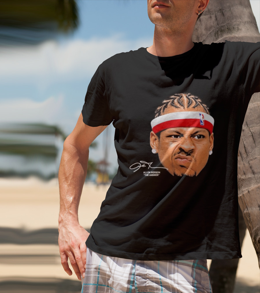 Allen Iverson The Answer NBA Headband T-Shirt