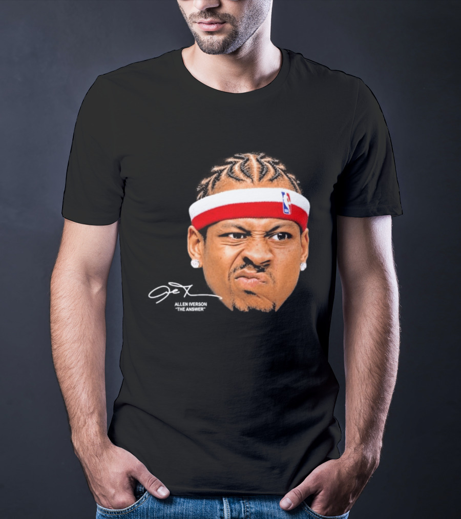 Allen Iverson The Answer NBA Headband T-Shirt