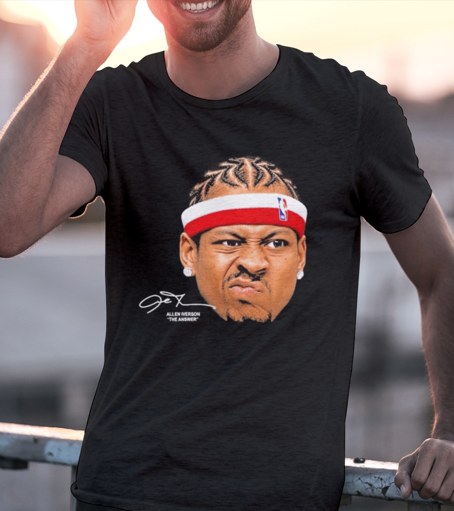 Allen Iverson The Answer NBA Headband T-Shirt