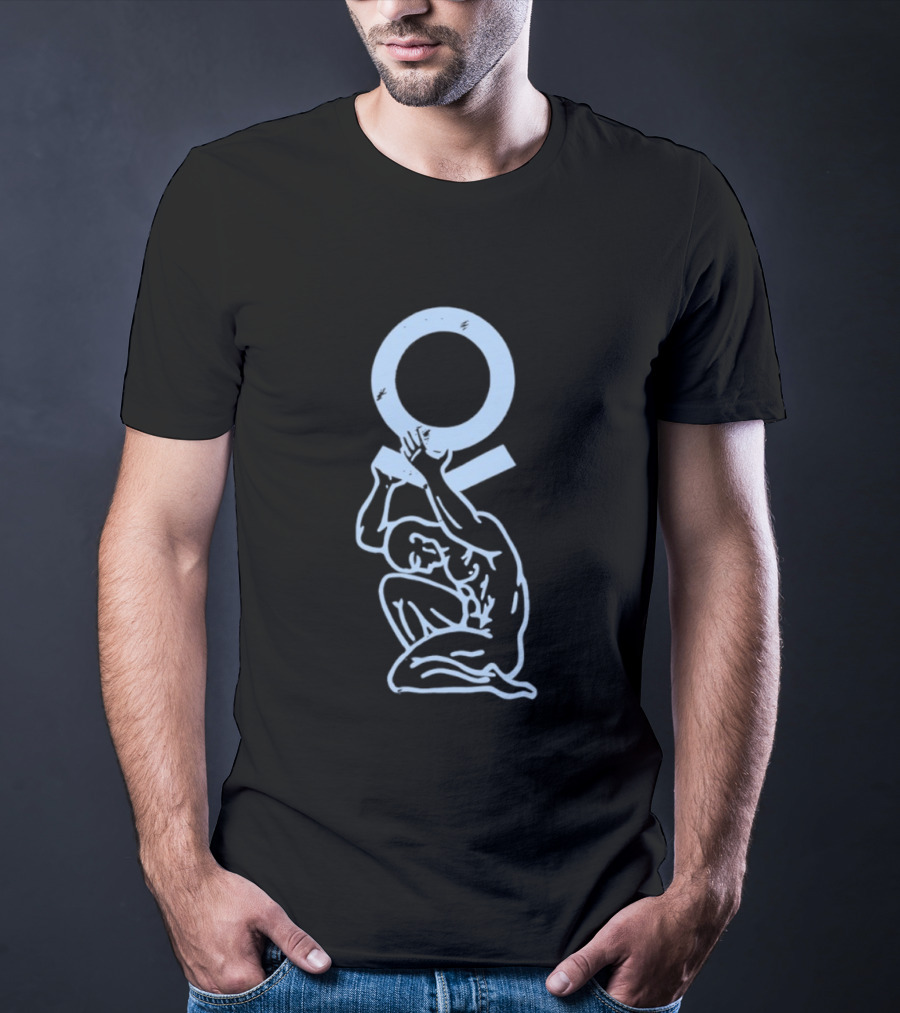 Atlas Woman Feminist Mythology Symbol Of Female Empowerment T-Shirt