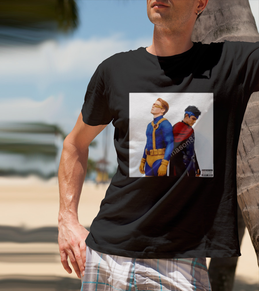 Cyclops And Wiccan Heartstopper X Men Comic Collaboration T-Shirt