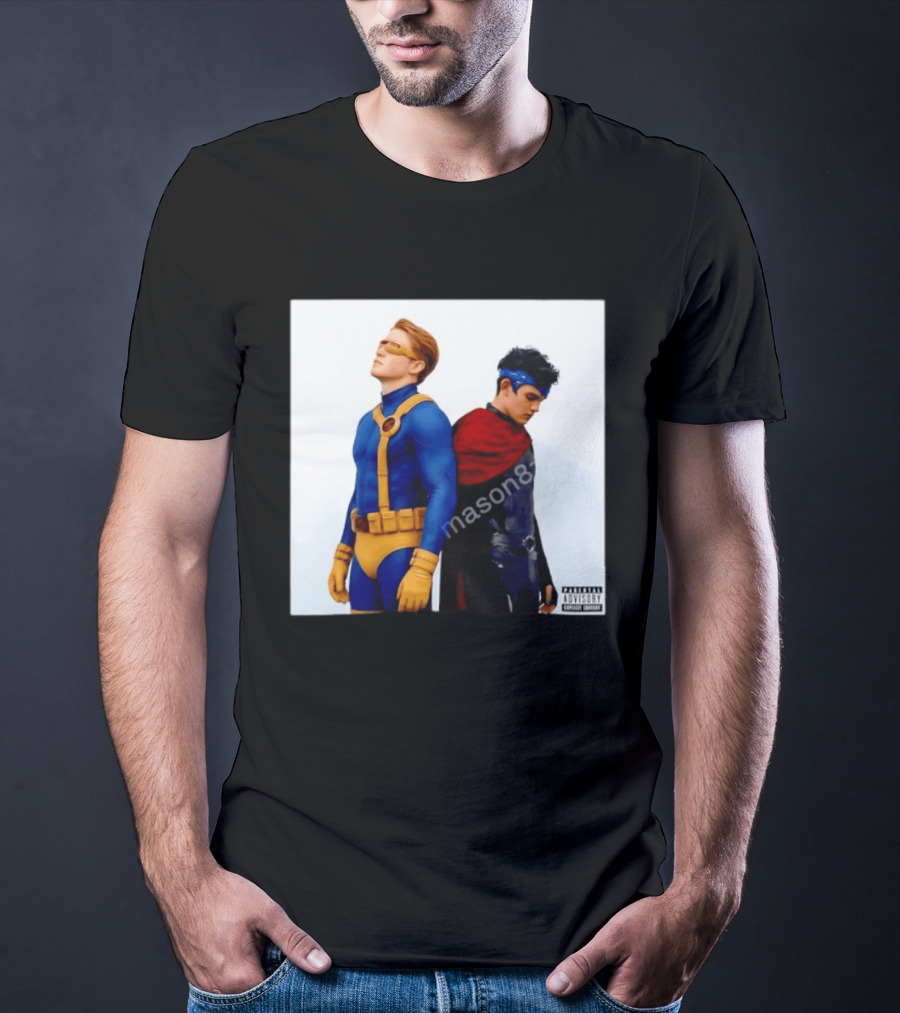 Cyclops And Wiccan Heartstopper X Men Comic Collaboration T-Shirt