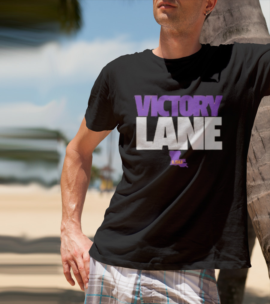 Lane Kiffin Victory Lane LSU NCAA Football Tigers T-Shirt