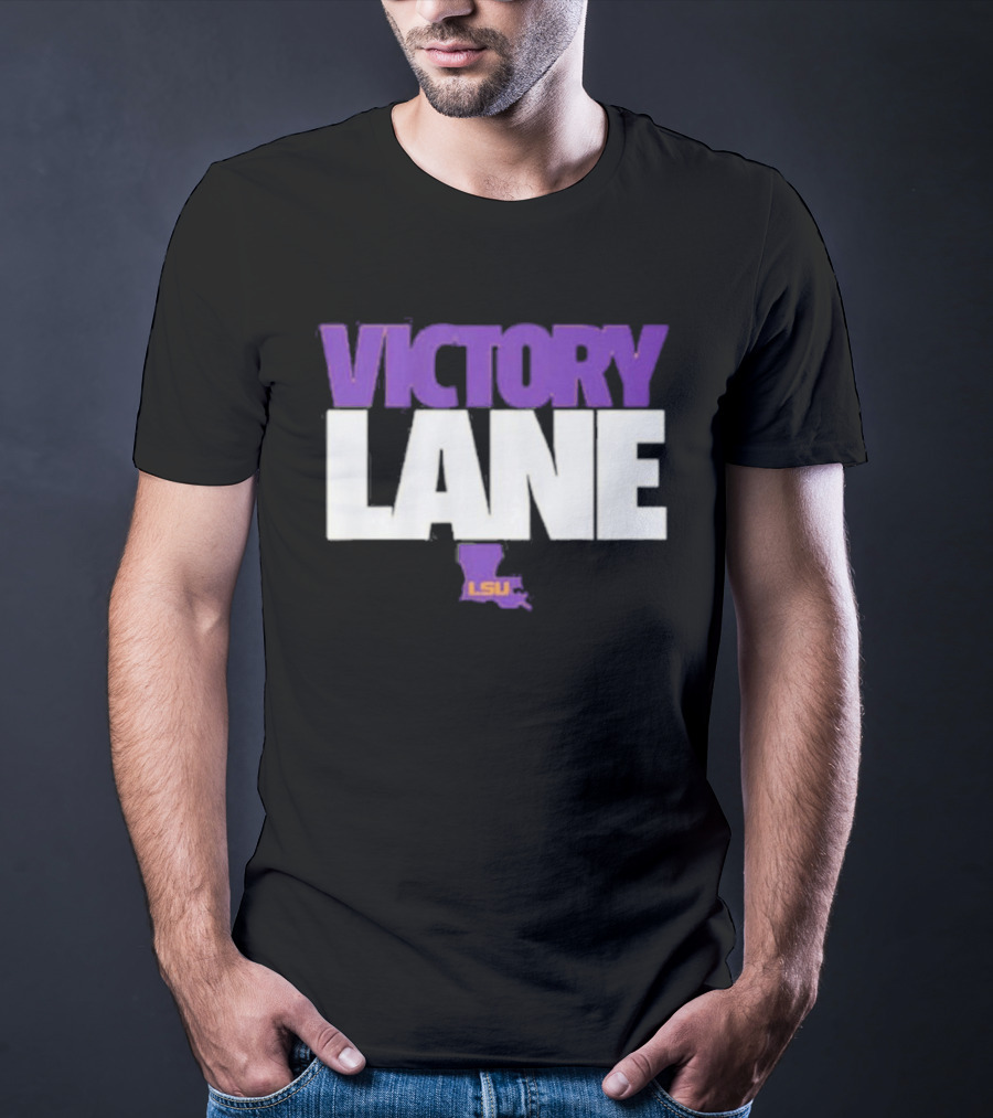 Lane Kiffin Victory Lane LSU NCAA Football Tigers T-Shirt