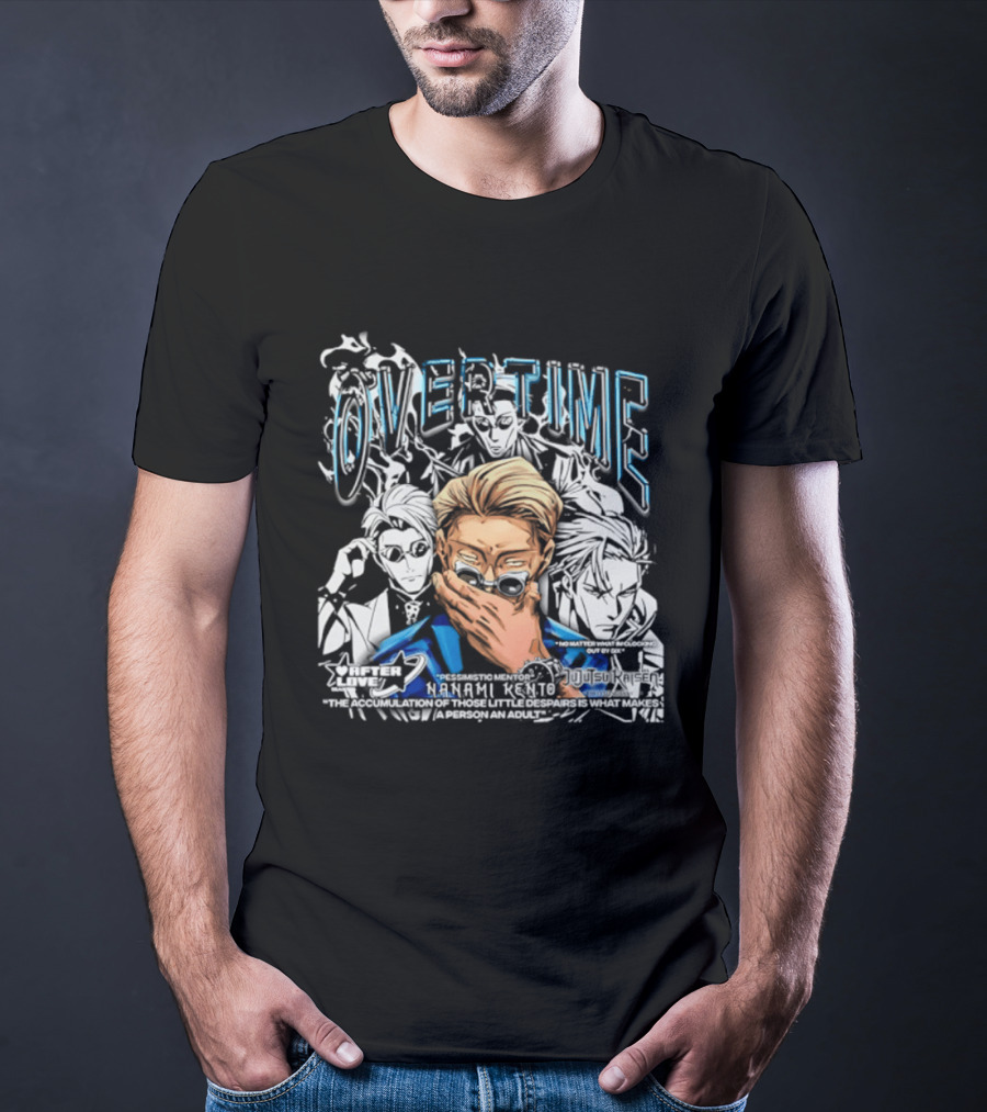 Nanami Kento Overtime Jujutsu Kaisen Anime Mentor T-Shirt