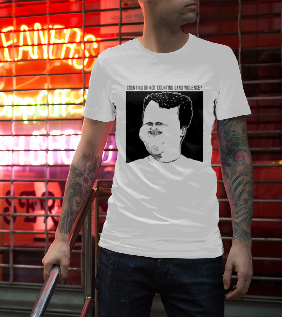 Charlie Kirk Counting Or Not Counting Gang Violence T-Shirt
