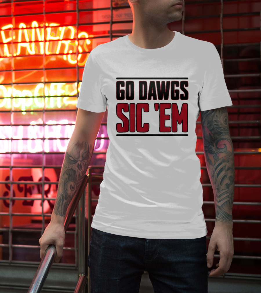 Georgia Bulldogs Go Dawgs Sic Em T-Shirt