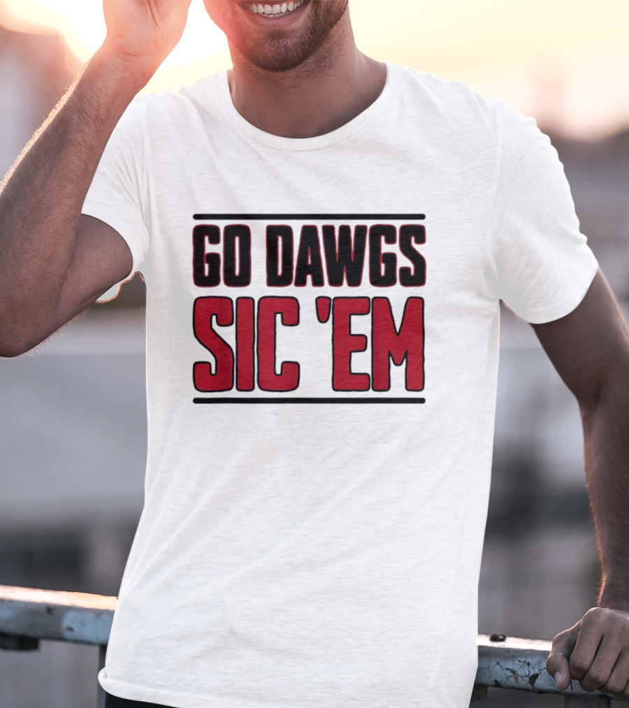 Georgia Bulldogs Go Dawgs Sic Em T-Shirt