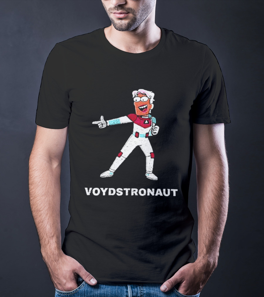 Voydstronaut Cartoon Character Space Adventure T-Shirt