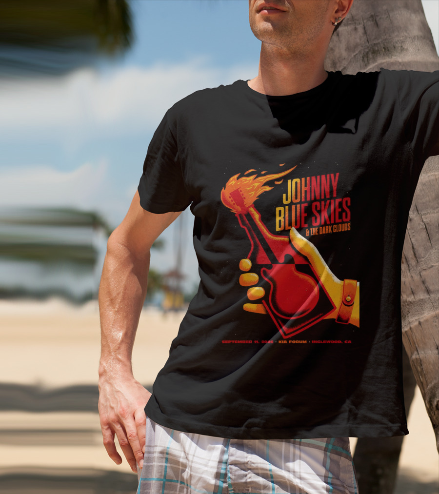 Johnny Blue Skies Inglewood CA 2026 The Dark Shadows Live At Kia Forum September 11 T-Shirt