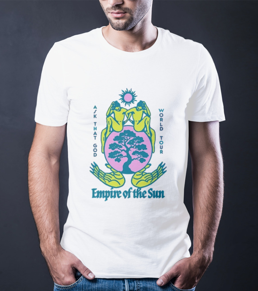 Empire Of The Sun Ask That God Hand World Tour Tree T-Shirt