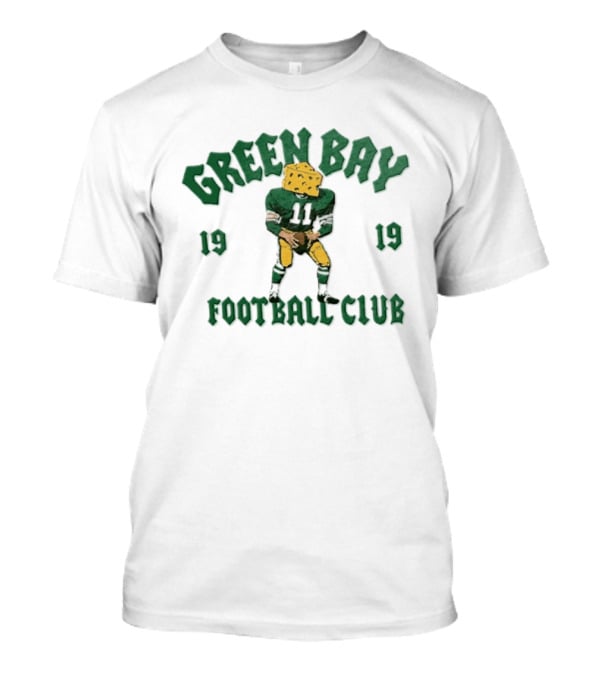Green Bay Packers 1919 Football Club Cheesehead Player T-Shirt