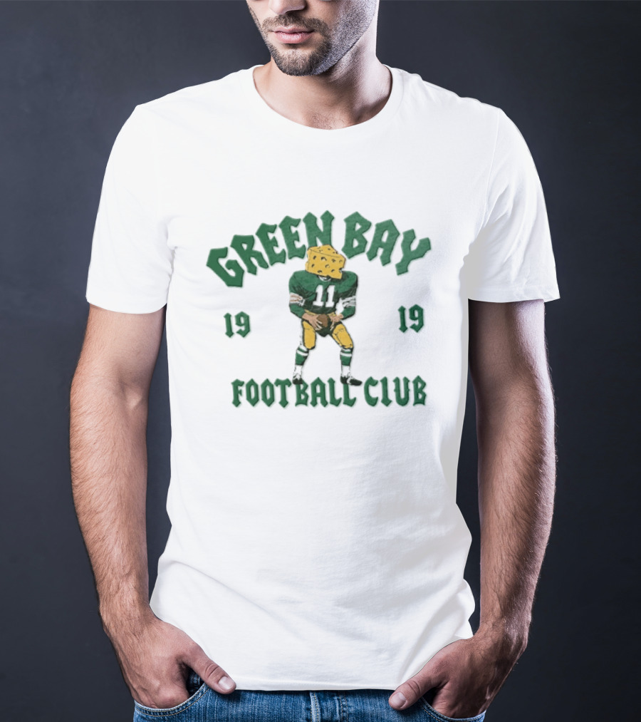 Green Bay Packers 1919 Football Club Cheesehead Player T-Shirt