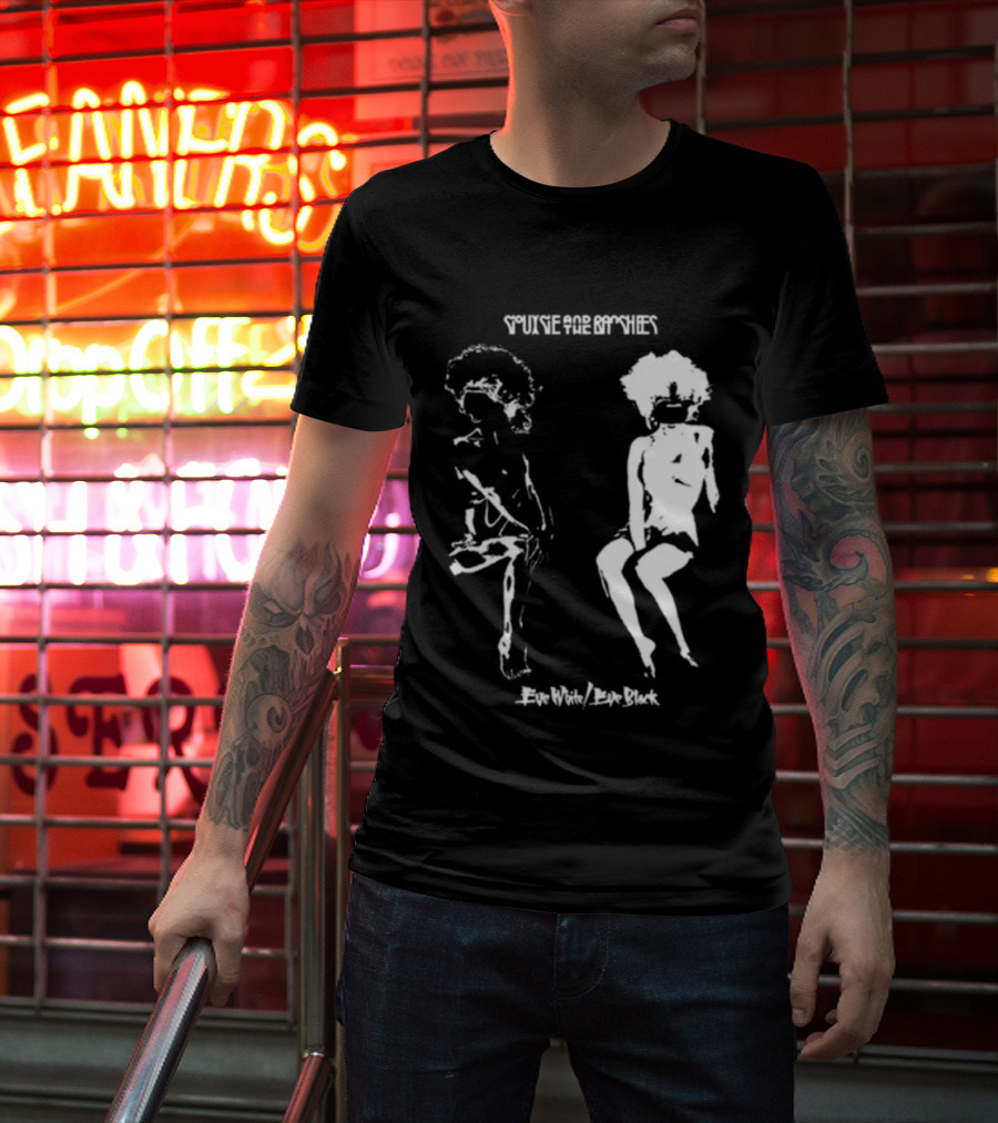 Siouxsie And The Banshees Eve White Eve Black T-Shirt