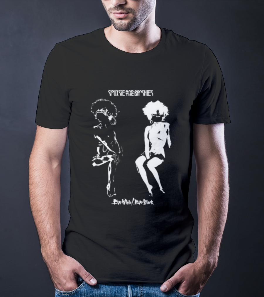 Siouxsie And The Banshees Eve White Eve Black T-Shirt