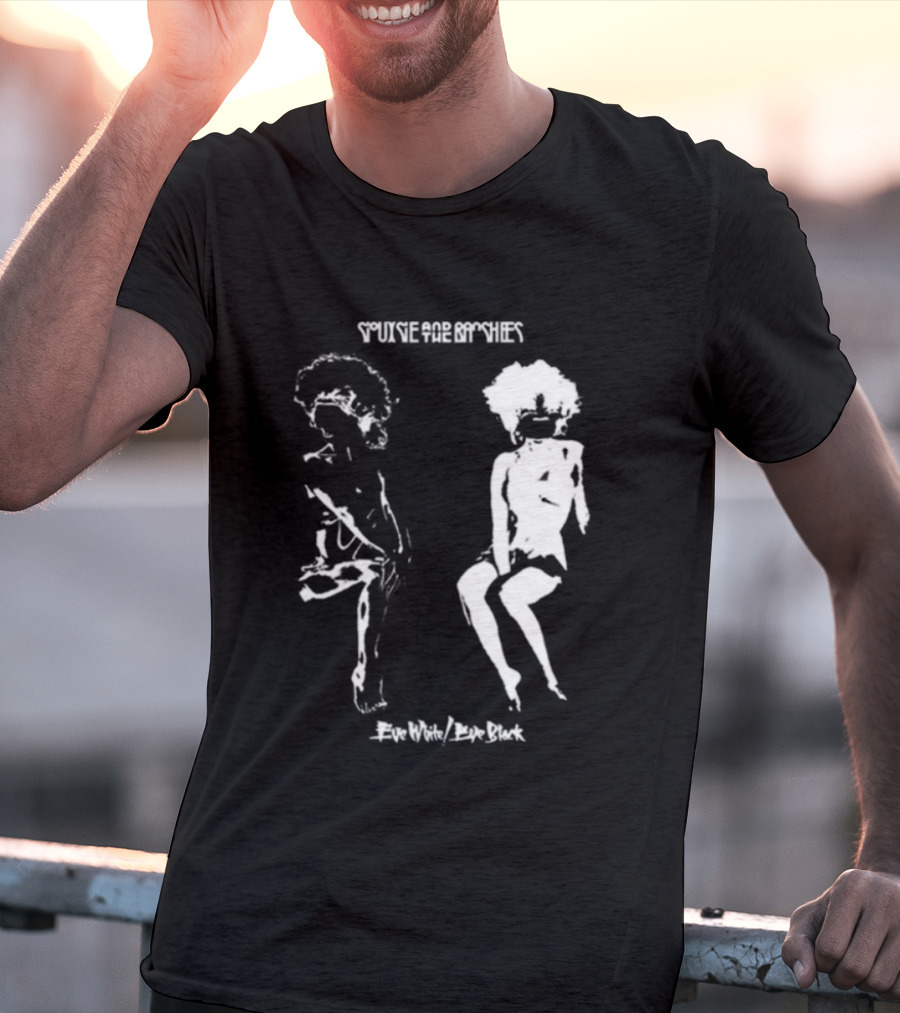 Siouxsie And The Banshees Eve White Eve Black T-Shirt