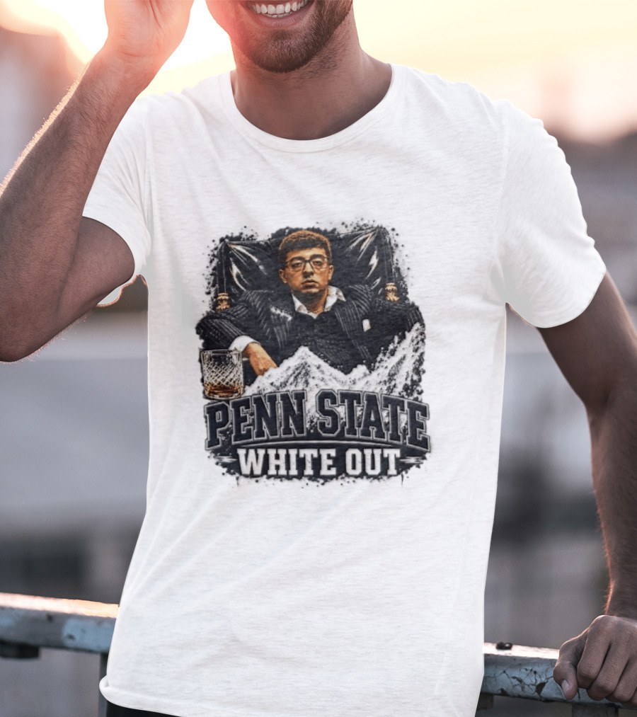 Penn State White Out Man In Suit Nittany Lions T-Shirt