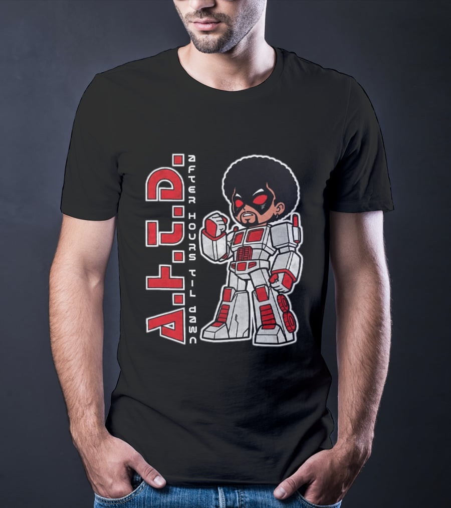 The Weeknd A.F.T.D. After Hours Til Dawn 2026 Asia Tour Tokyo Japan Gundam Pop Up T-Shirt