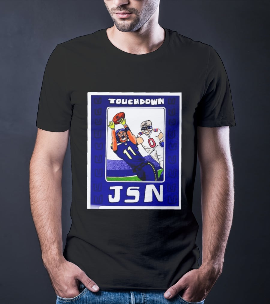 Touchdown JSN Jackson Smith Njigba Seattle Football Catch 11 T-Shirt