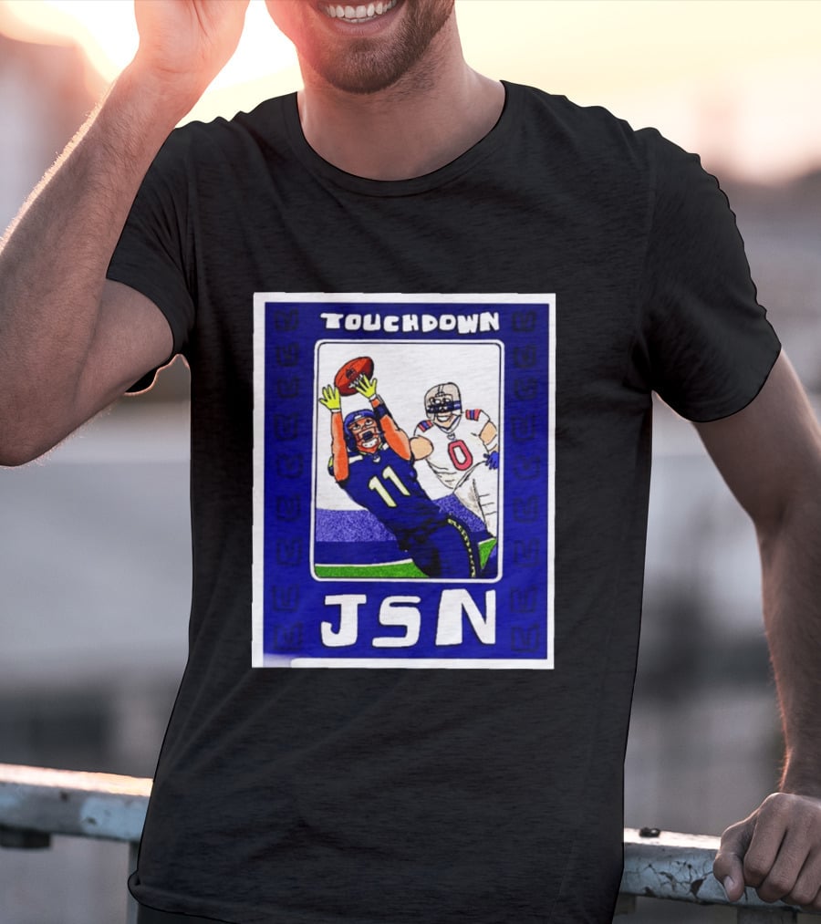 Touchdown JSN Jackson Smith Njigba Seattle Football Catch 11 T-Shirt