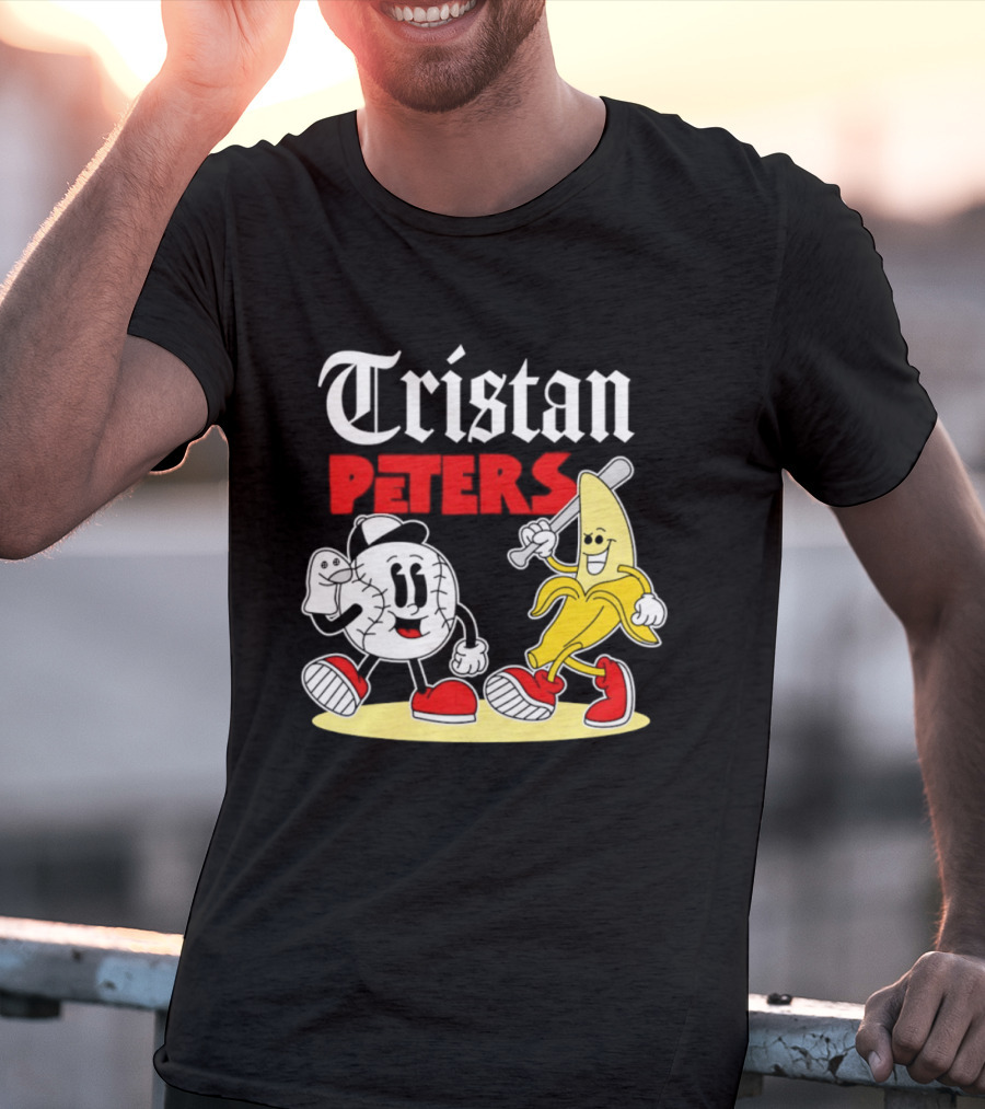 Tristan Peters Chicago White Sox Baseball Banana Cartoon Characters T-Shirt