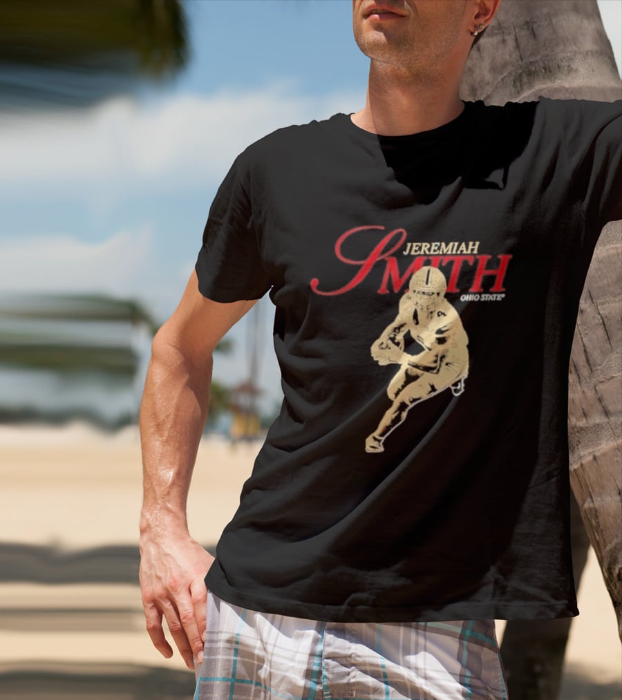 Jeremiah Smith Ohio State Buckeyes Football Athlete T-Shirt