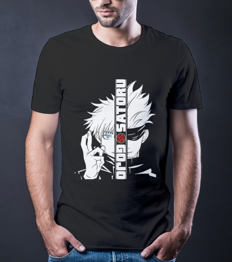 Satoru Gojo Mirror Six Eyes Limitless Jujutsu Kaisen Anime Fan T-Shirt