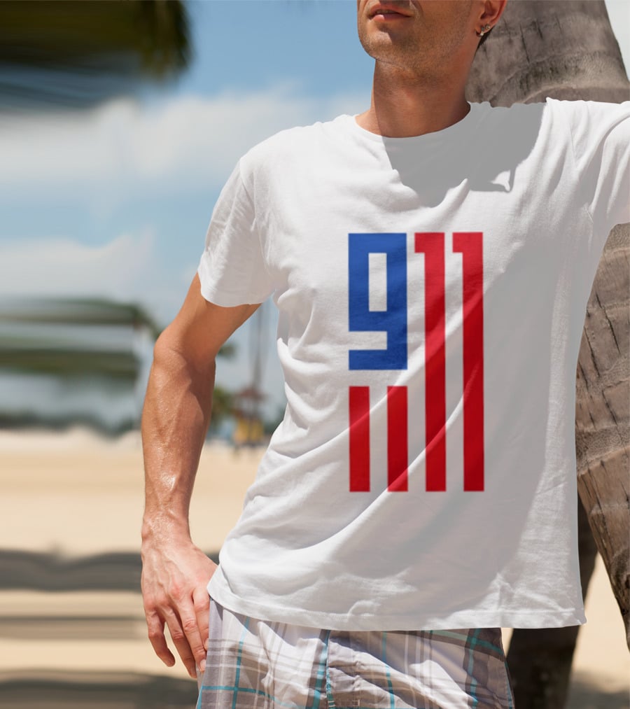 9/11 American Flag USA Patriotic September 11 T-Shirt