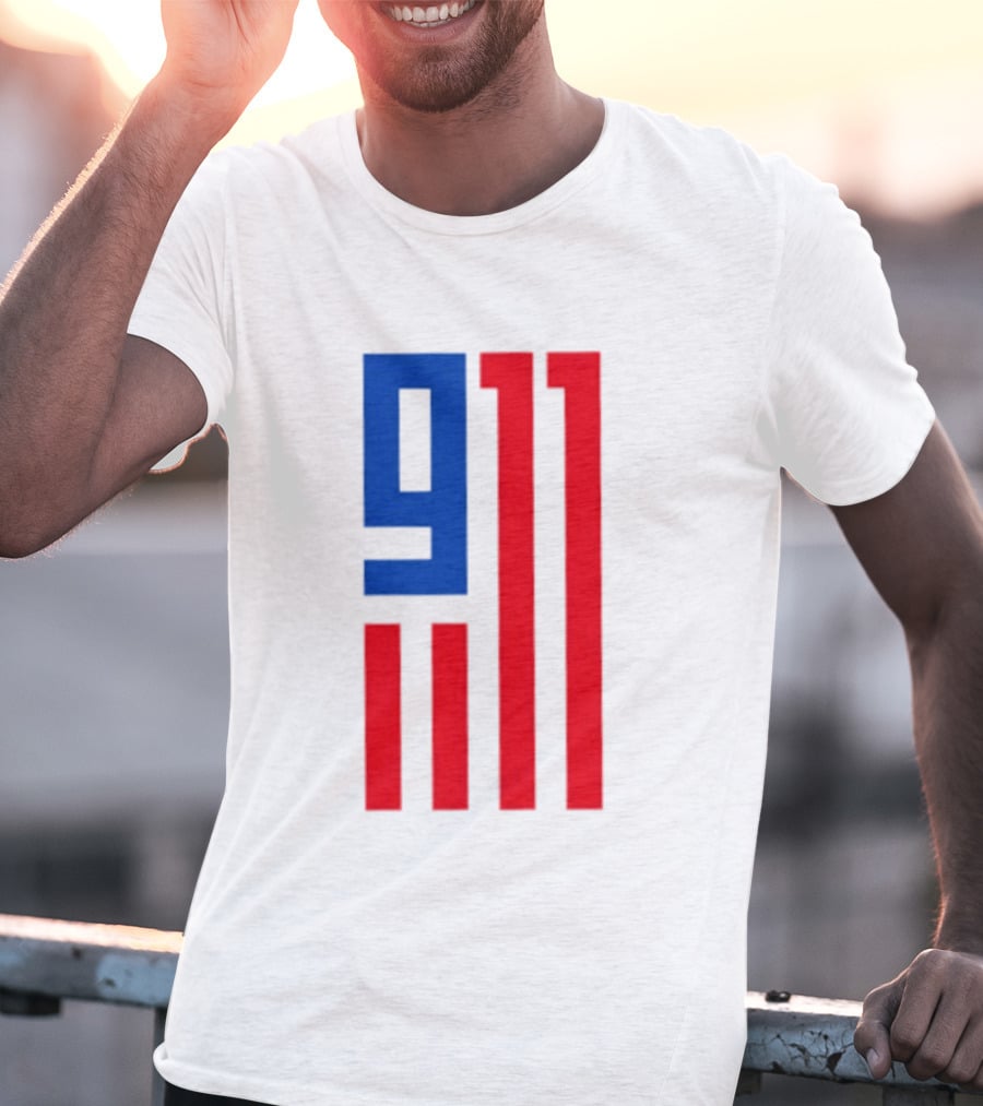 9/11 American Flag USA Patriotic September 11 T-Shirt