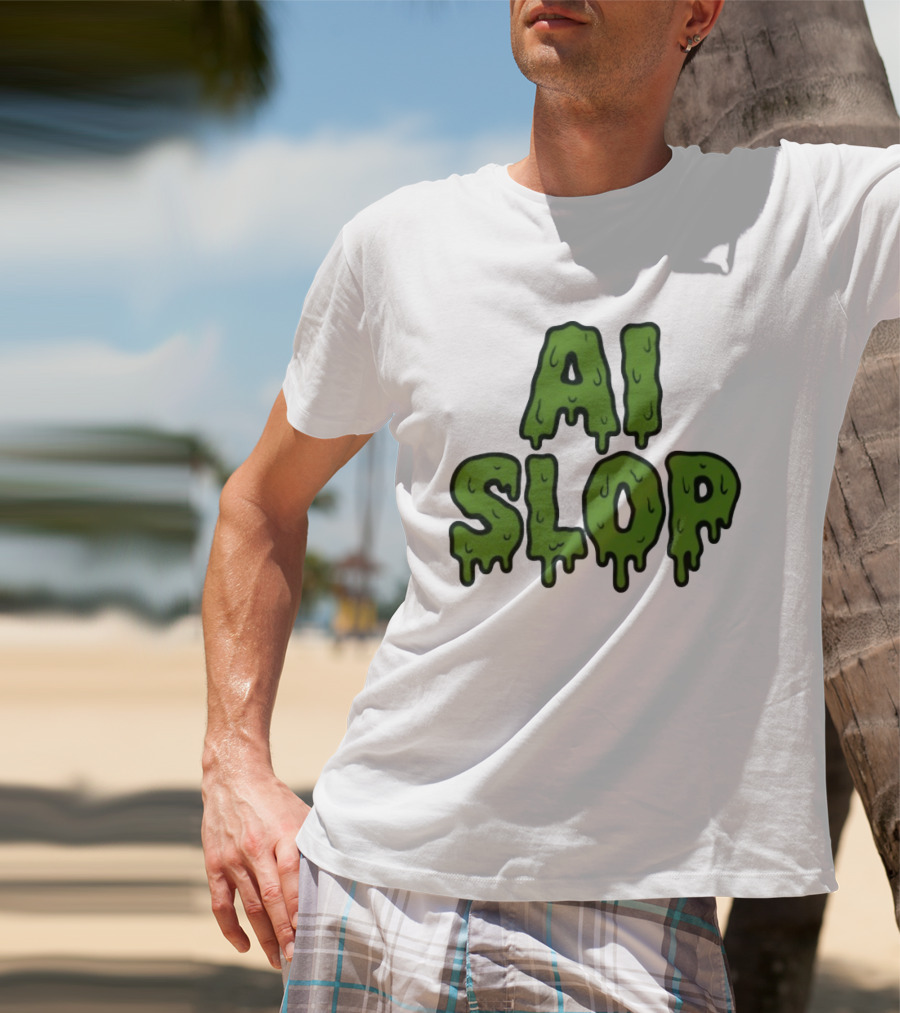 AI Slop Dripping Goo T-Shirt