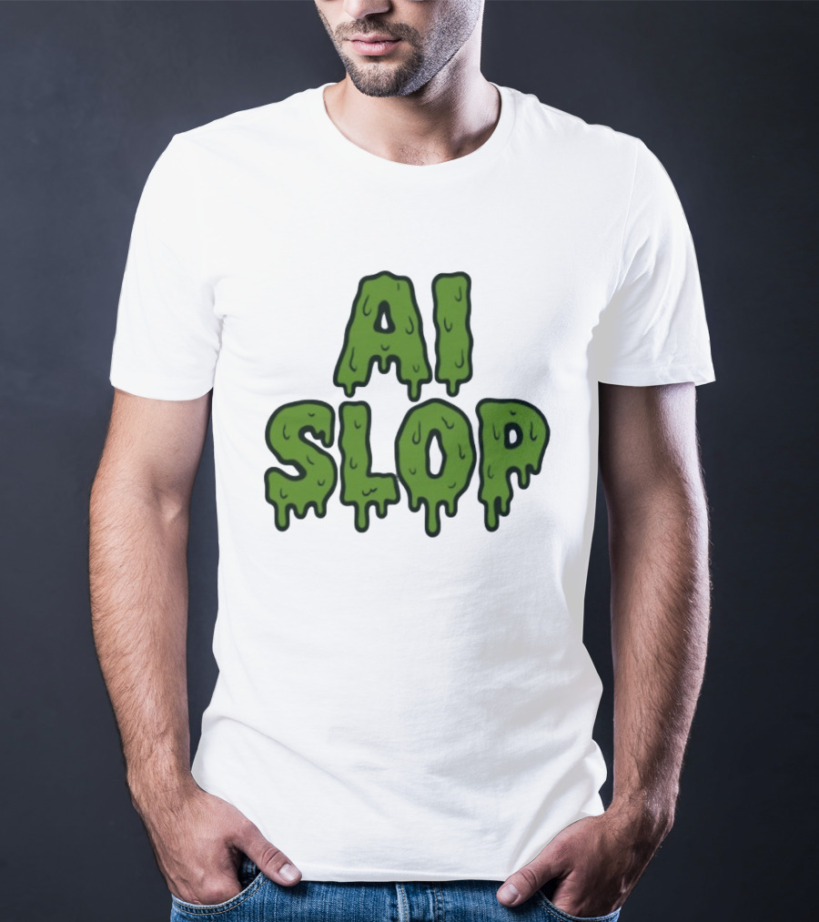 AI Slop Dripping Goo T-Shirt