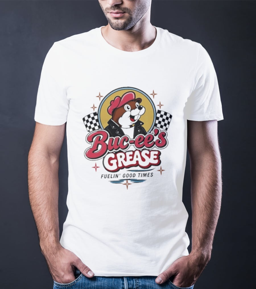 Buc Ee's Grease Fuelin' Good Times Racing T-Shirt