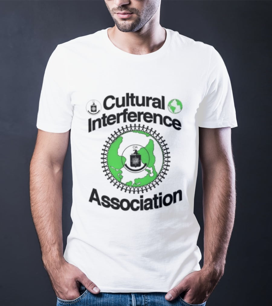 Cultural Interference Association Green Globe T-Shirt