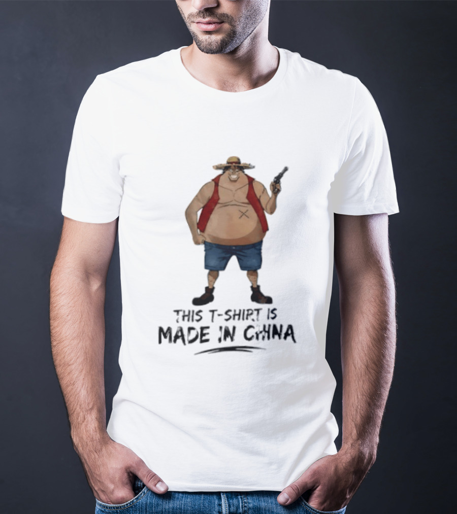 Demaro Black One Piece This Is Made In China Anime T-Shirt
