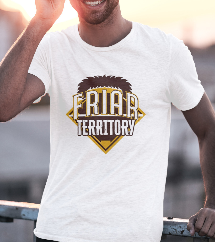 San Diego Padres Friar Territory Baseball Team T-Shirt