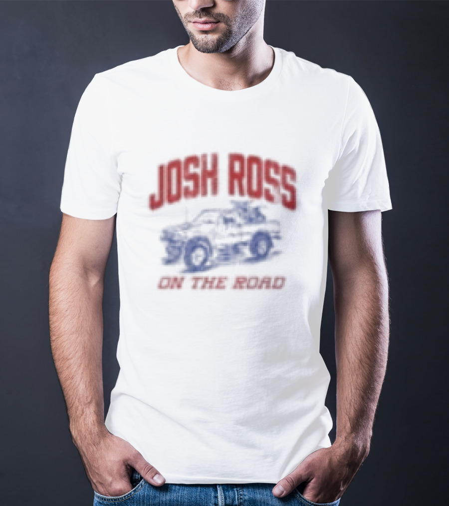 Josh Ross On The Road Tour Blue Car T-Shirt