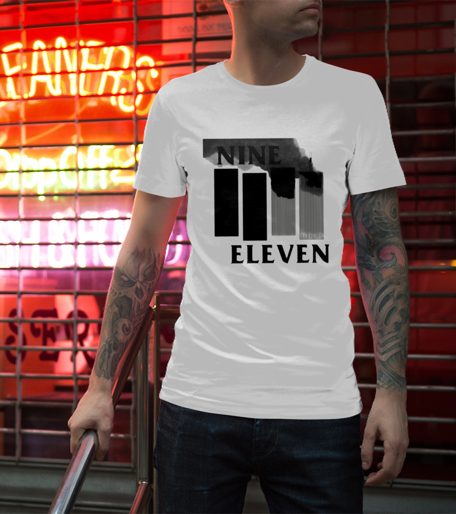 Nine Eleven Meep 9 11 Meme Dark Humor Towers Smoke T-Shirt