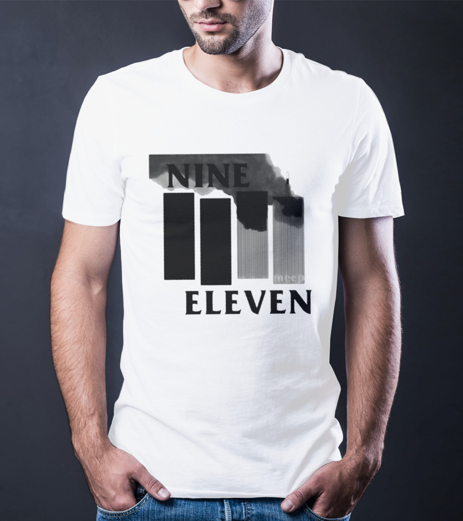 Nine Eleven Meep 9 11 Meme Dark Humor Towers Smoke T-Shirt