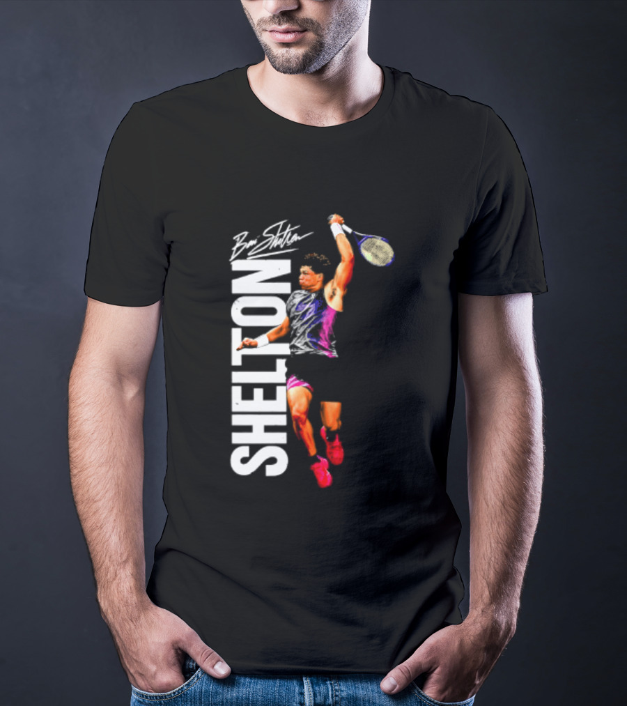 Ben Shelton Tennis Player Signature Art 2026 T-Shirt