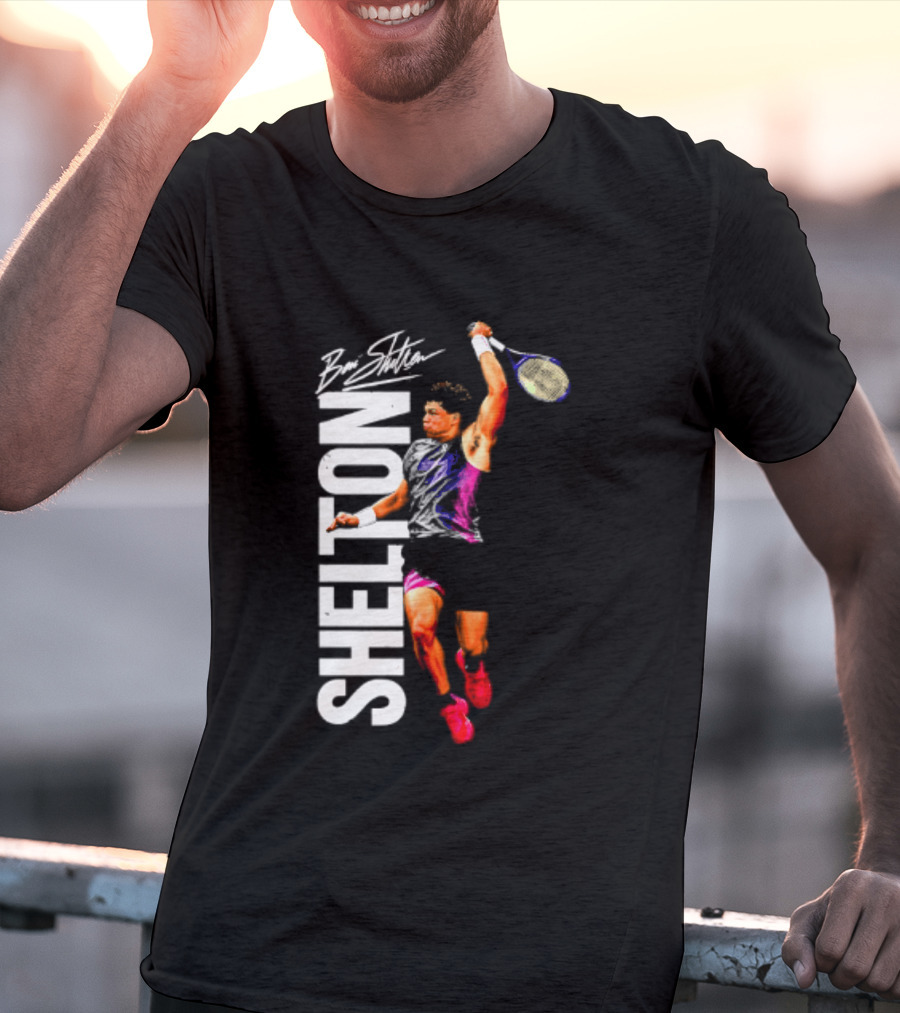 Ben Shelton Tennis Player Signature Art 2026 T-Shirt